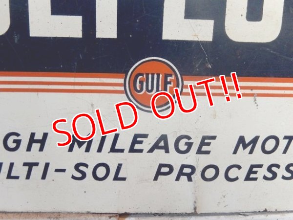 画像2: dp-170901-06 GULF/ 1940's Metal Sign