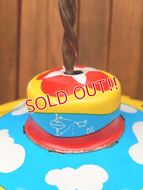 画像9: ct-170901-03 Walt Disney's / 1960's-1970's Spin a Top Tin Toy