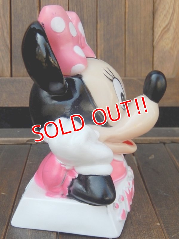 画像3: ct-170901-68 Minnie Mouse / 1980's Bust Up Coin Bank