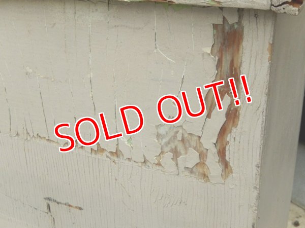 画像14: dp-170810-27 Milk Paint Vintage Wood Cabinet