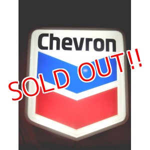 画像: dp-171001-02 Chevron / Gas Station Lighted Sign