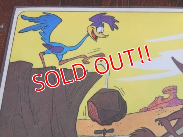 画像3: ct-171001-22 Looney Tunes / PEPSI 1976 Place Mat "Road Runner & Wile E. Coyote"