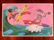 画像1: ct-171001-17 Looney Tunes / PEPSI 1976 Place Mat "Bugs Bunny & Elmer Fudd"