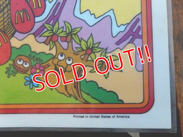 画像6: ct-171001-14 McDonald's / 1981 Place Mat