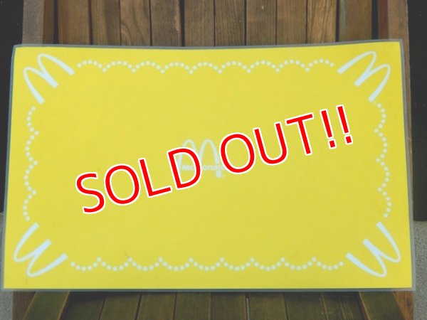 画像7: ct-171001-14 McDonald's / 1981 Place Mat