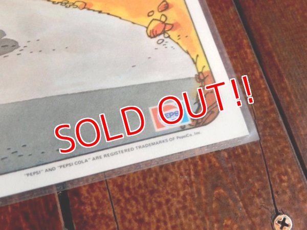 画像5: ct-171001-22 Looney Tunes / PEPSI 1976 Place Mat "Road Runner & Wile E. Coyote"