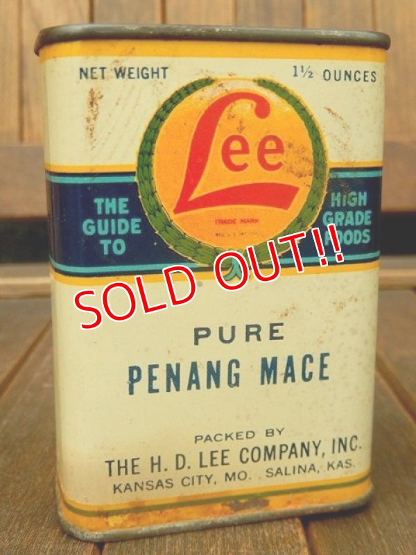 画像1: dp-171001-09 Lee / 1930's-1940's Pure Penang Mace Can