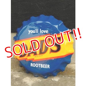 画像: dp-171001-05 DAD'S ROOT BEER / 1990's Botte Cap Sign