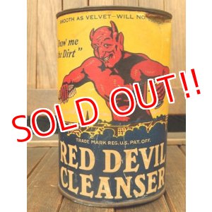 画像: dp-171001-08 RED DEVIL CLEANSER / 1950's Can