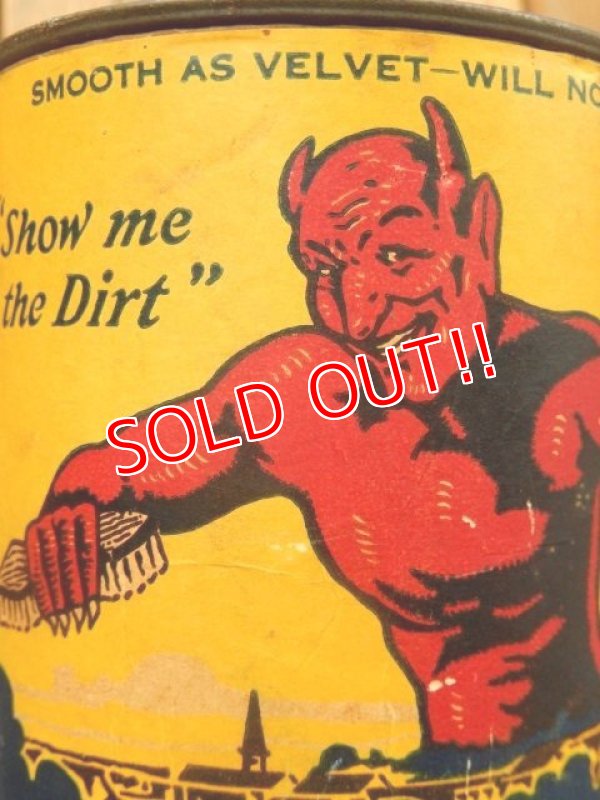 画像2: dp-171001-08 RED DEVIL CLEANSER / 1950's Can