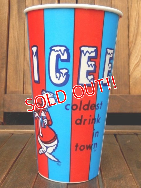 画像1: ct-171001-55 Icee Bear / Vintage Paper Cup