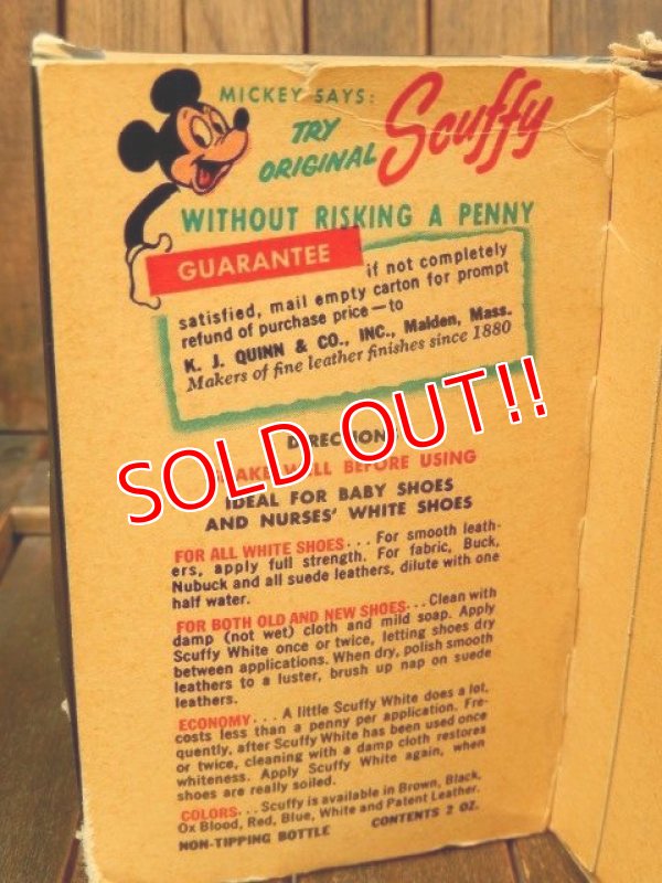 画像6: ct-171001-28 Mickey Mouse / 1950's Scuffy White Shoes Polish