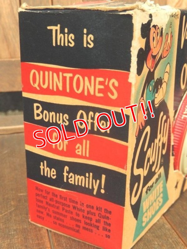 画像3: ct-171001-28 Mickey Mouse / 1950's Scuffy White Shoes Polish