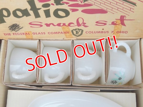 画像5: kt-170605-04 Federal / 1960's Patio 8 Piece Snack Set