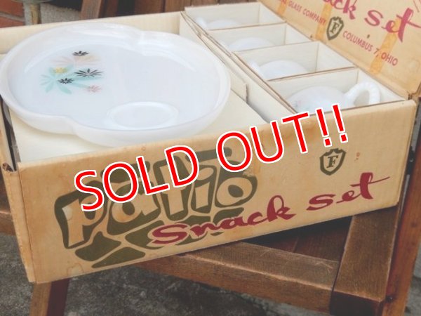 画像9: kt-170605-04 Federal / 1960's Patio 8 Piece Snack Set