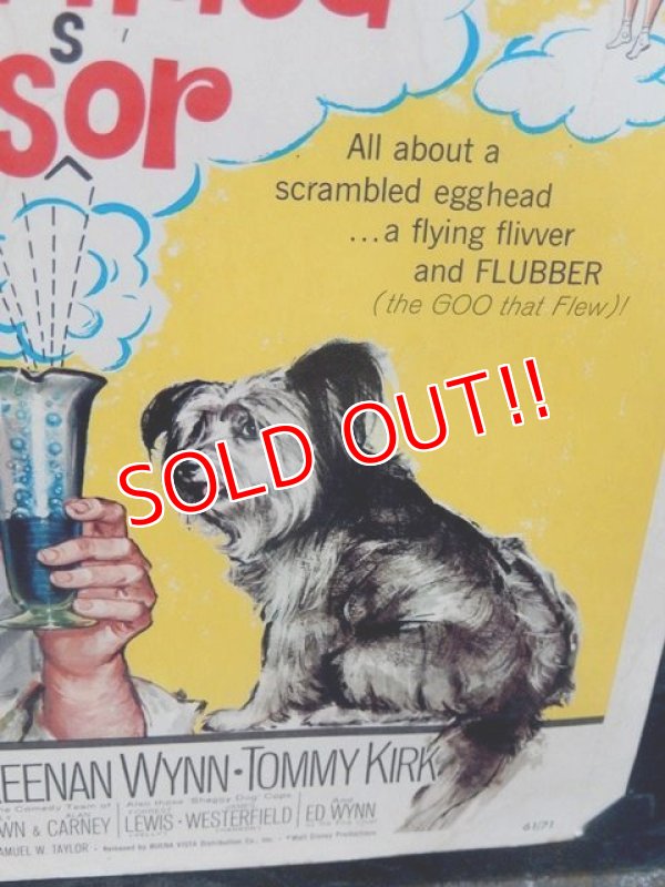 画像3: ct-170901-28 Walt Disney's / 1960's The Absent-minded Professor Movie Poster