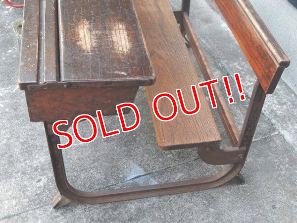 画像2: dp-171001-19 Vintage School Desk