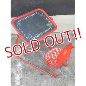画像: dp-171001-18 Vintage Kids Chair w/Chalk Board