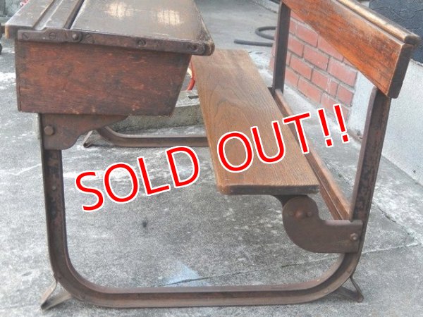 画像8: dp-171001-19 Vintage School Desk