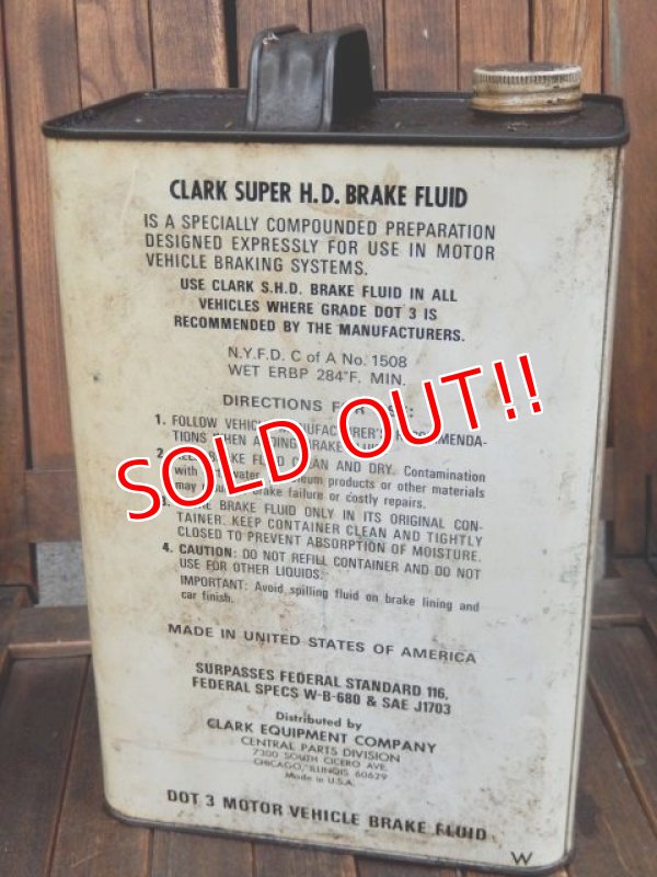画像4: dp-170803-18 Clark Equipment / Super Heavy Duty Brake Fluid Can