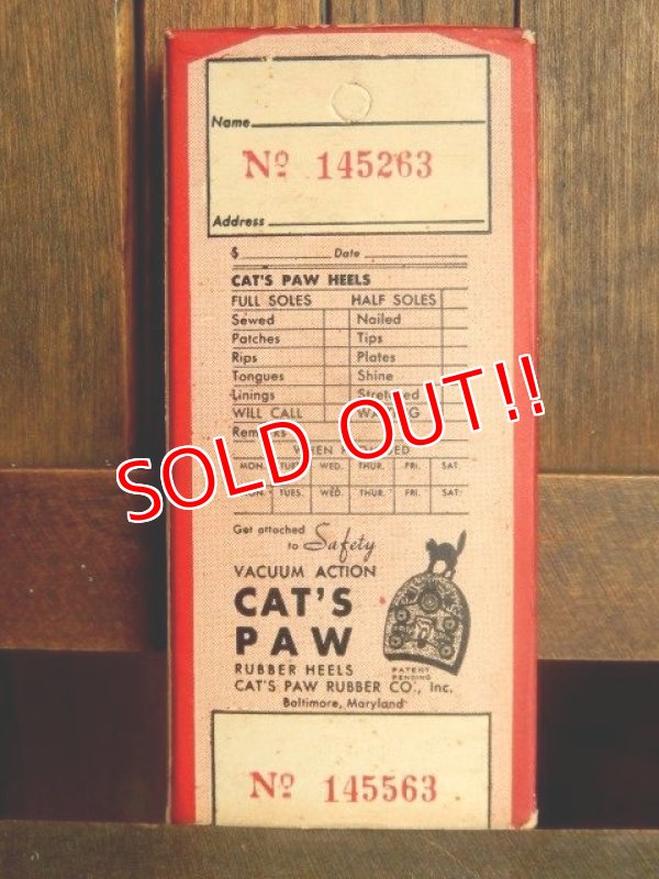 画像4: dp-170803-01 CAT'S PAW / 1930's-1940's Rubber Heels