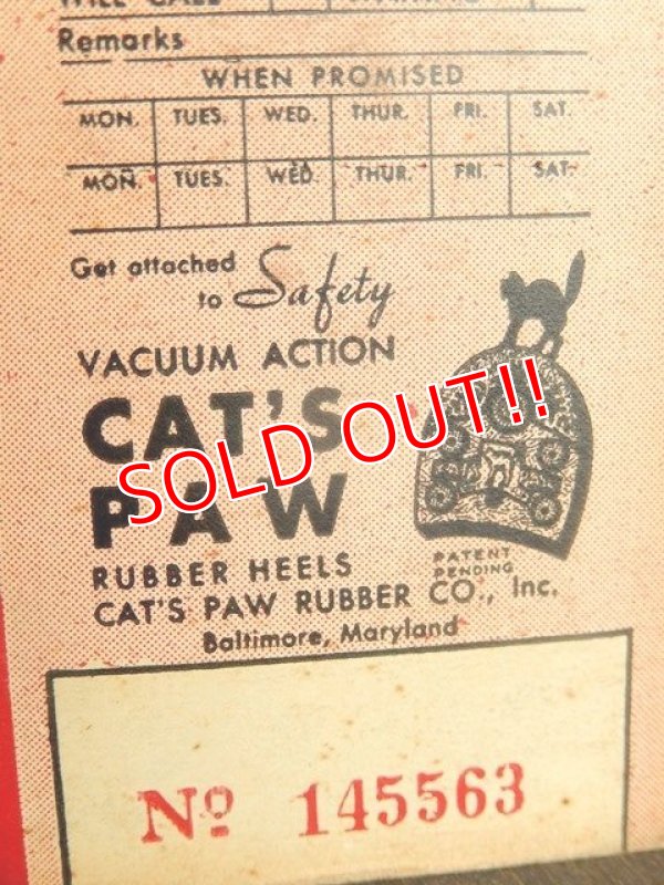 画像5: dp-170803-01 CAT'S PAW / 1930's-1940's Rubber Heels