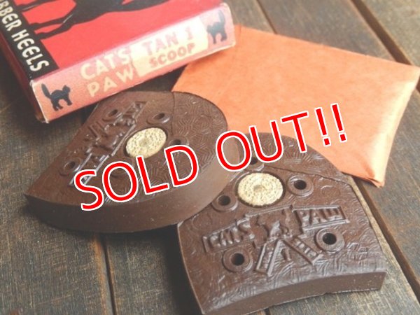 画像8: dp-170803-01 CAT'S PAW / 1930's-1940's Rubber Heels