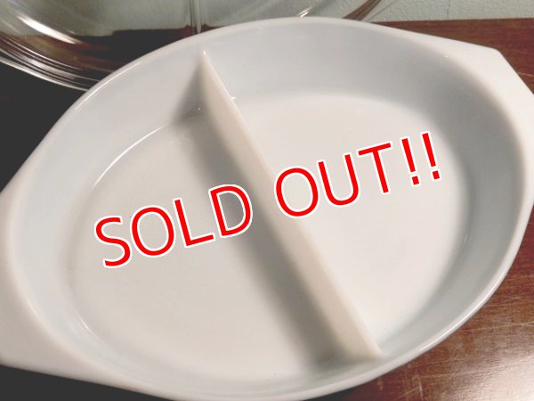 画像3: dp-170402-07 Pyrex / Snowflake Divided Dish