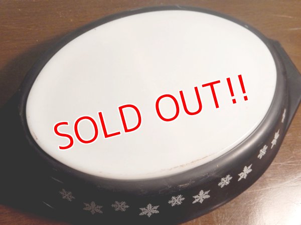 画像7: dp-170402-07 Pyrex / Snowflake Divided Dish