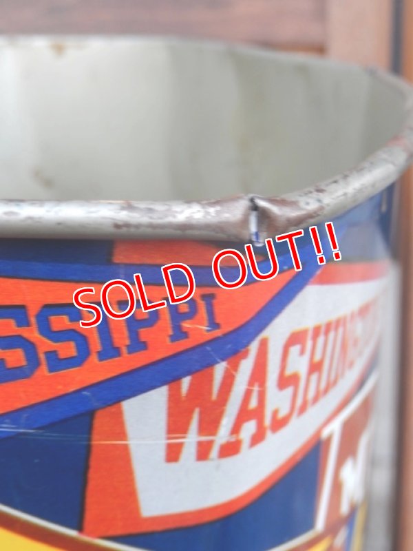 画像7: dp-171101-11 1950's-1960's College Pennant Trash Box