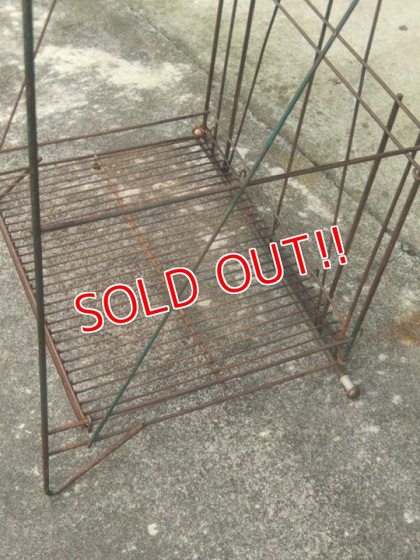 画像5: dp-171101-01 Black Flag / Vintage Wire Rack