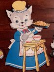 画像2: ct-171109-01 Dolly Toy / Three Little Kittens 1959 Wall Pin-Up