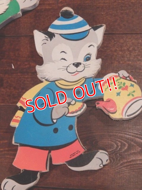 画像4: ct-171109-01 Dolly Toy / Three Little Kittens 1959 Wall Pin-Up