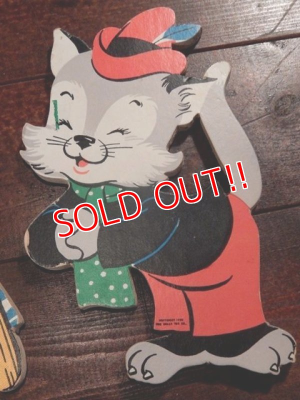 画像3: ct-171109-01 Dolly Toy / Three Little Kittens 1959 Wall Pin-Up