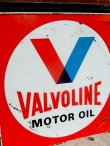 画像4: dp-171101-04 Valvoline / 1960's W-side Metal Sign