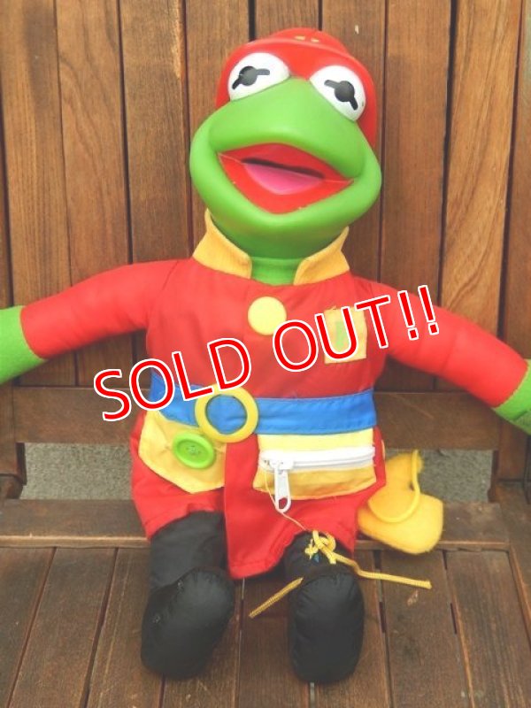 画像1: ct-171109-19 Kermit the Frog / Mattel 1990's Firefighter Plush Doll