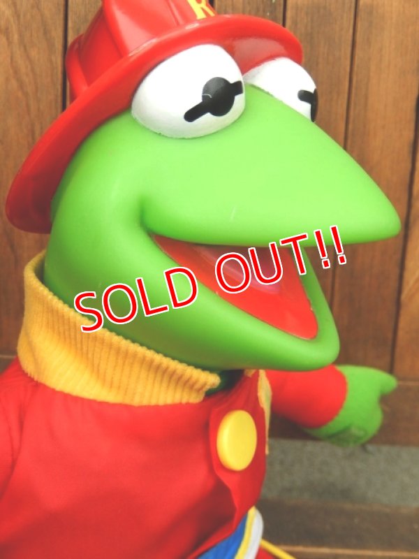 画像4: ct-171109-19 Kermit the Frog / Mattel 1990's Firefighter Plush Doll