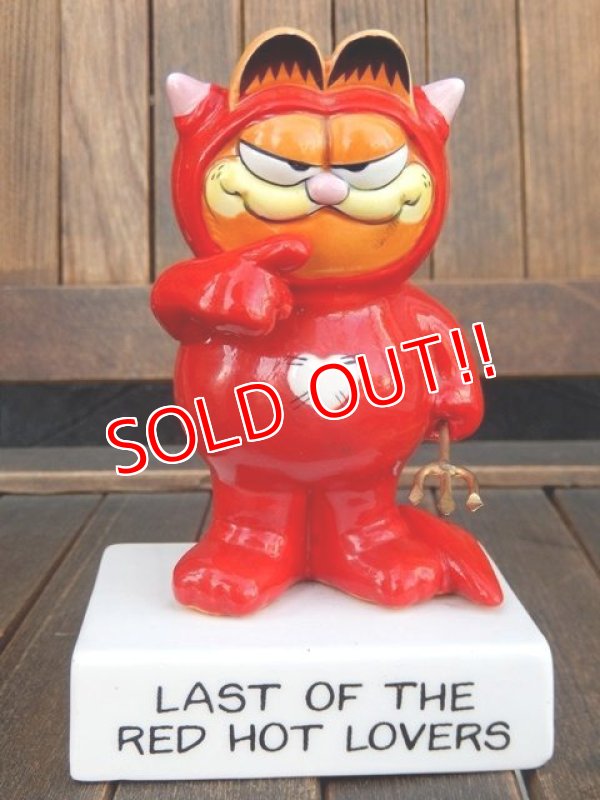 画像1: ct-171201-03 Garfield / 1970's Red Devil Ceramic Display