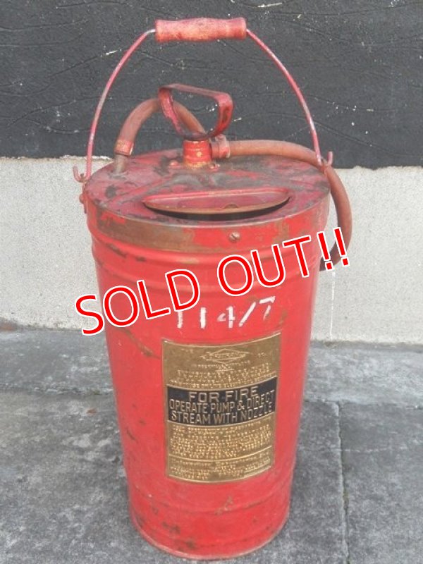 画像1: dp-171206-03 1940's Pump Fire Extinguisher