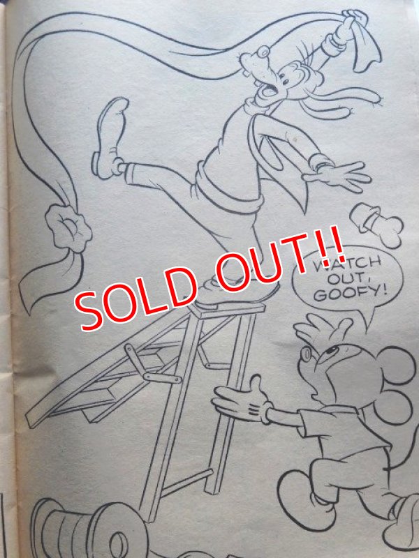 画像8: ct-171206-68 Walt Disney's / Mickey Mouse and Friends 1970's Color Book