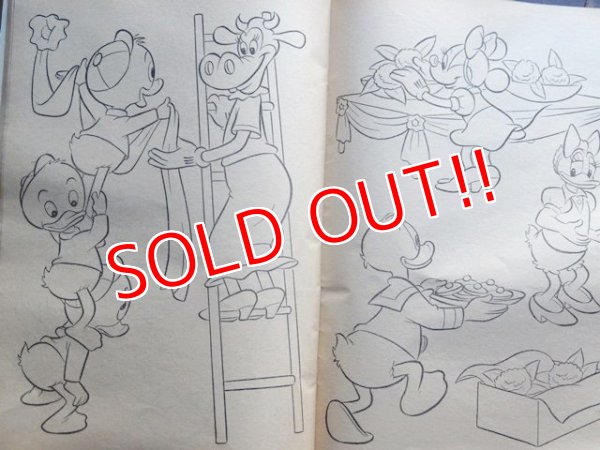 画像7: ct-171206-68 Walt Disney's / Mickey Mouse and Friends 1970's Color Book