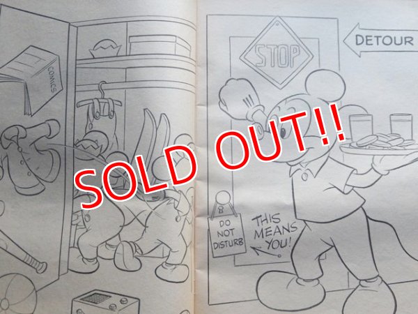 画像5: ct-171206-68 Walt Disney's / Mickey Mouse and Friends 1970's Color Book