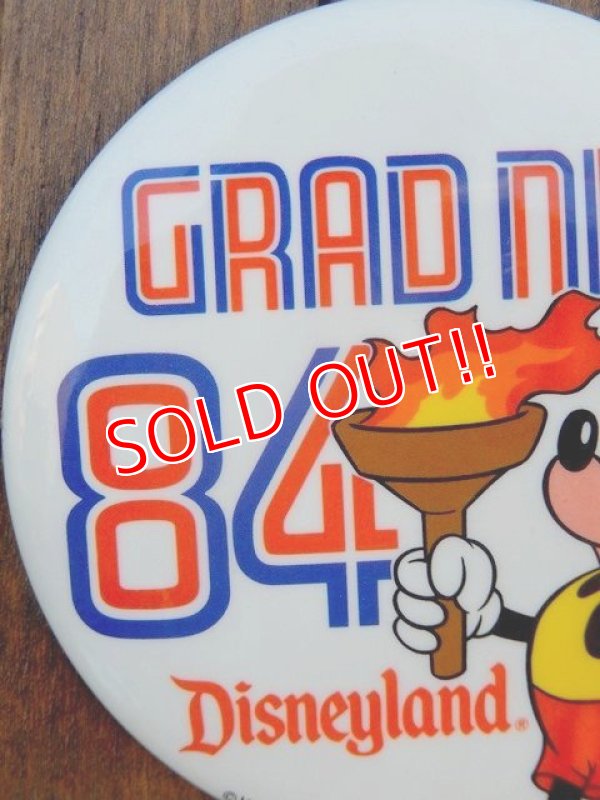 画像3: ct-171206-79 Disneyland / 1984 Grad Nite Pinback