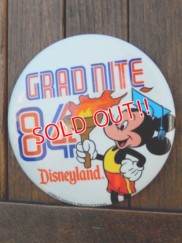 画像1: ct-171206-79 Disneyland / 1984 Grad Nite Pinback