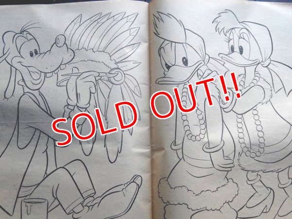 画像9: ct-171206-68 Walt Disney's / Mickey Mouse and Friends 1970's Color Book