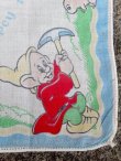 画像5: ct-171206-52 Snow White and the Seven Dwarfs / Dopey 1940's Handkerchief