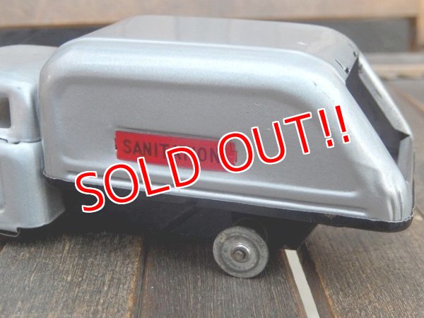 画像4: dp-160309-31 Line Mar Toys / 1960's Friction Sanitation Truck