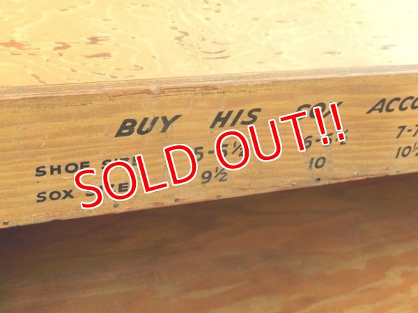 画像7: dp-180110-02 Bachelor's Friend Sox / Vintage Wood Rack