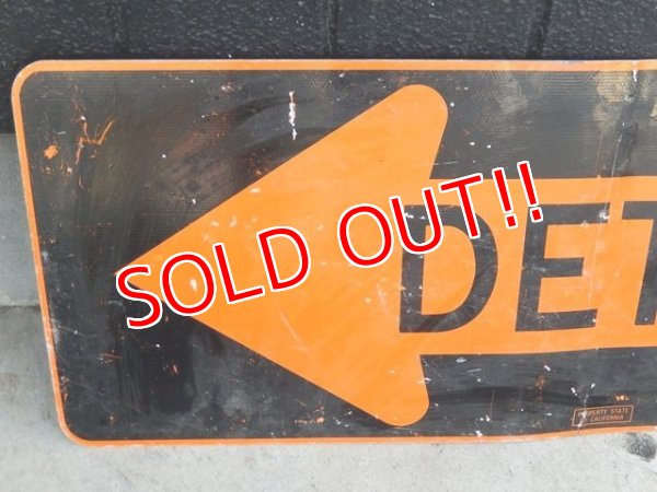 画像2: dp-171206-80 DETOUR Road Sign