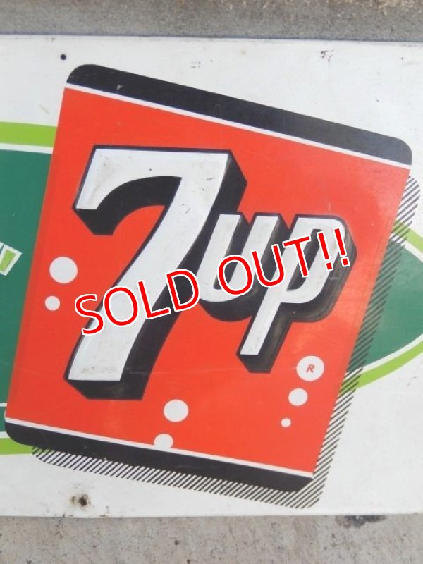 画像2: dp-171206-41 7up / 1960's Metal Sign